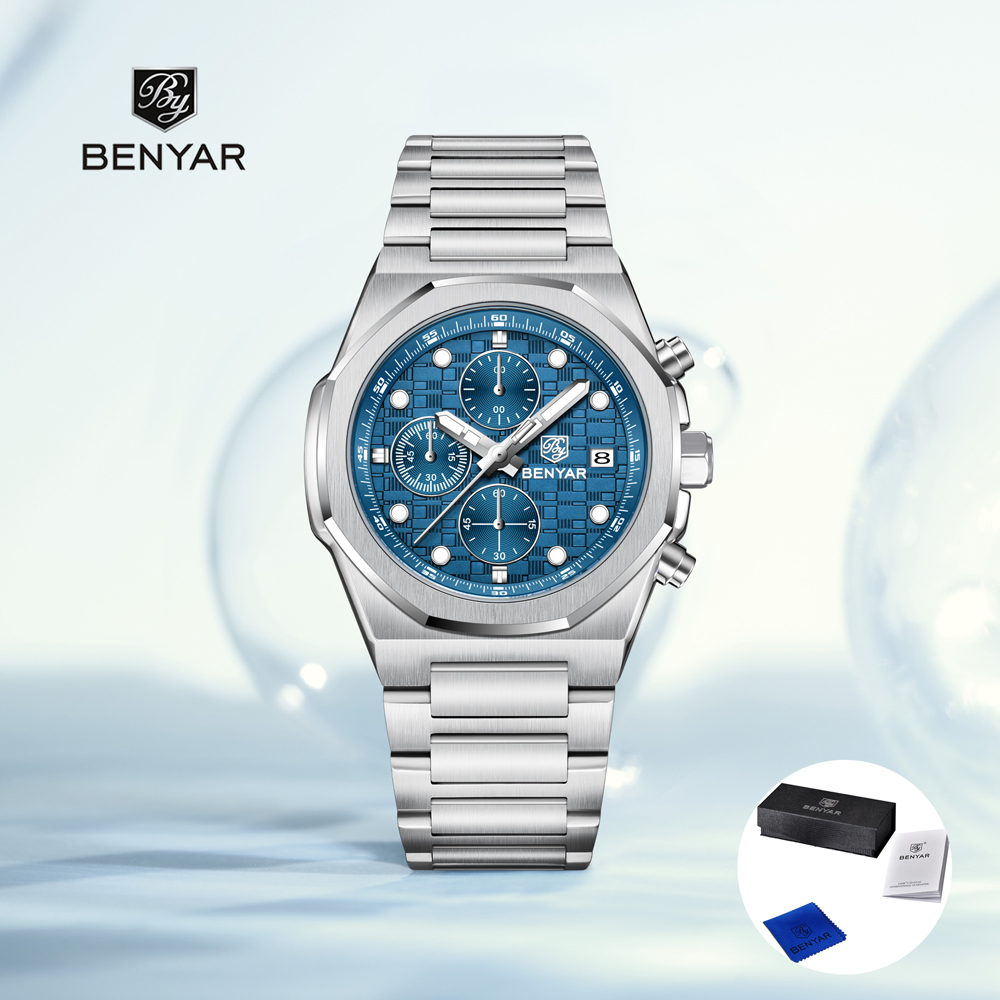 Luxury Watch Design - 2025 جديد BENYAR ساعات رجالية فاخرة