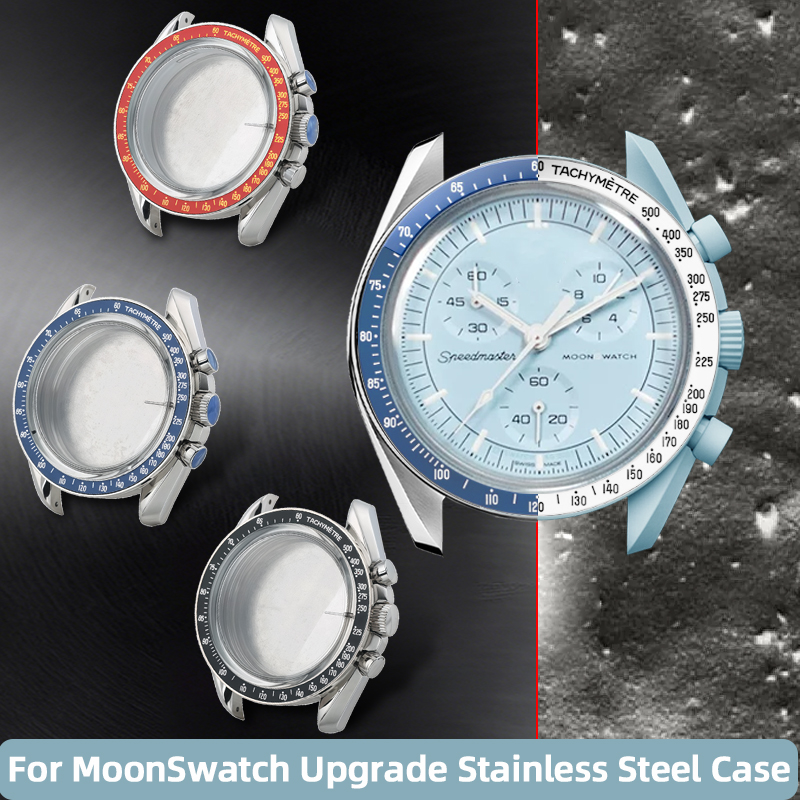 Luxury Watch Omega - طقم تعديل لساعة swatch&omega moonswatch، هيكل