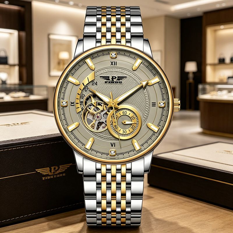 Luxury Watch Second Hand - ساعة يد رجالية فاخرة من PINDU،