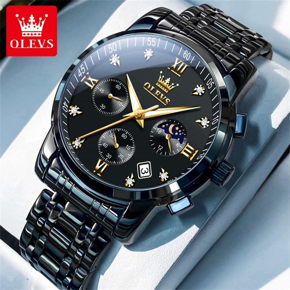 Luxury Watch Design - ساعات OLEVS الشهيرة للرجال من الفولاذ