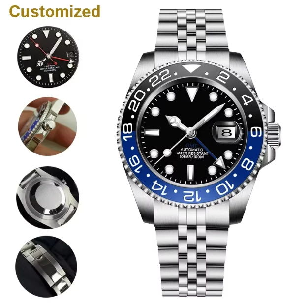 Luxury Watch Omega - ساعة GMT جديدة للرجال بقطر 40