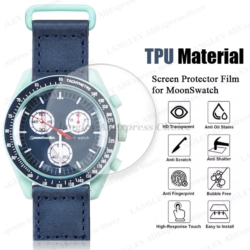 Luxury Watch Omega - HD TPU هيدروجيل طبقة رقيقة واقية