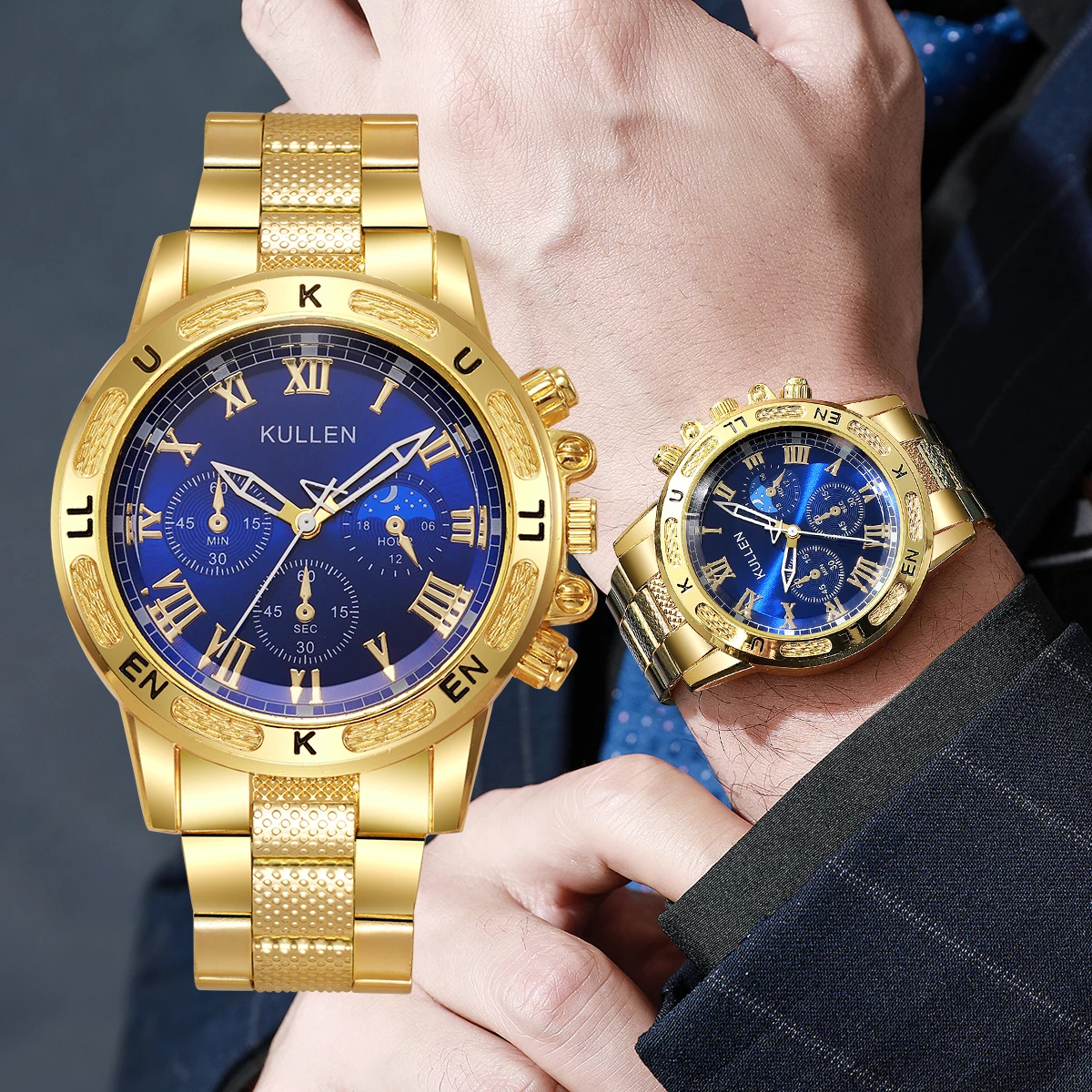 1 قطعة ساعة سر مفاجأة صندوق أع - مراجعة Luxury Watch Dial وسعره