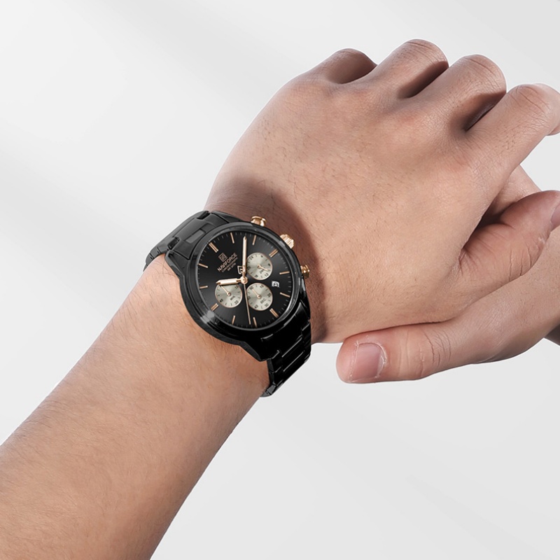 ساعة نافيفورس للرجال كوارتز كر - مراجعة Luxury Watch Design وسعره