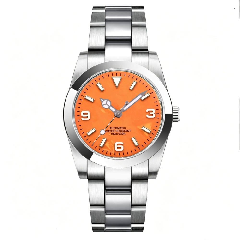 ساعة بشعار مخصص 36 مم 39 مم بق - مراجعة Luxury Watch Dial وسعره