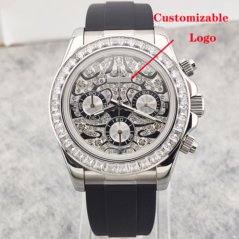39 مللي متر ساعة رجالي VK63 حر - مراجعة Luxury Watch Dial وسعره