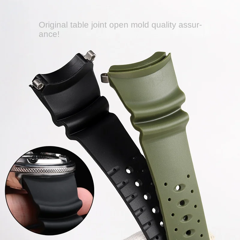 حزام ساعة مطاطي منحني الطرف لس - مراجعة Citizen Watch Promaster وسعره