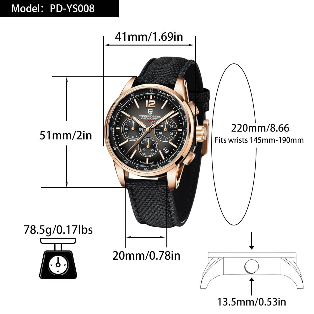 PAGANI تصميم جديد ساعة رجالي 4 - مراجعة Luxury Watch Design وسعره