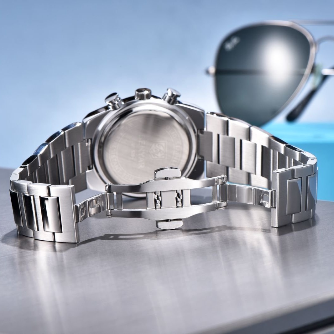 BENYAR 40 مللي متر ساعة كوارتز - مراجعة Luxury Watch Second Hand وسعره