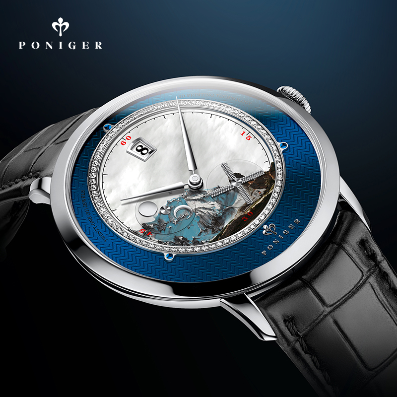 PONIGER ساعة أوتوماتيكية للرجا - مراجعة Luxury Watch Second Hand وسعره
