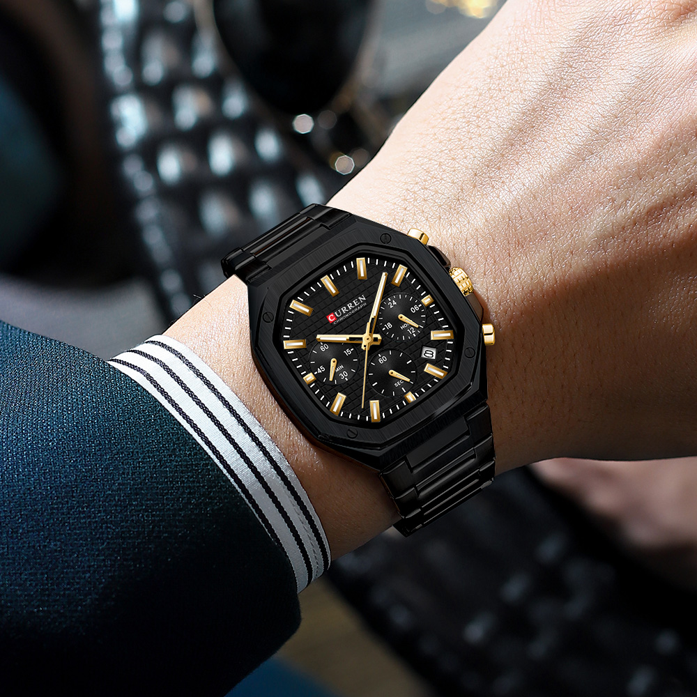 ساعة كورين كرونو مربعة فاخرة ل - مراجعة Luxury Watch Design وسعره