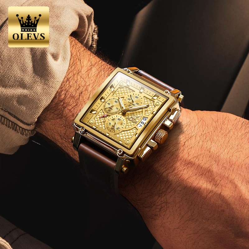 ساعات رجالية من ماركة OLEVS مق - مراجعة Luxury Watch Dial وسعره