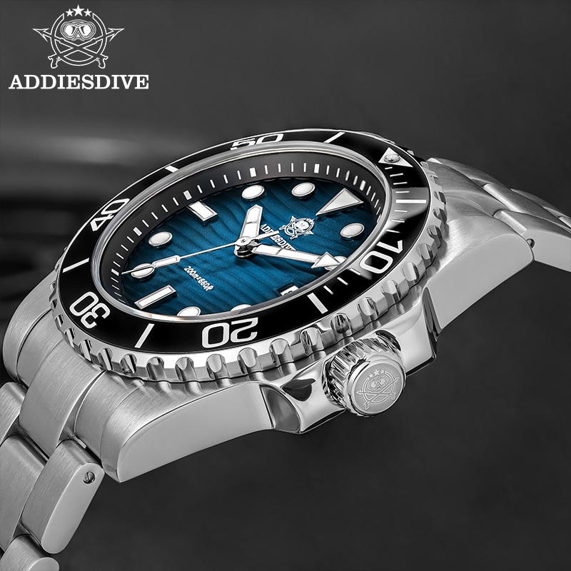 Addiesdive ساعة كوارتز رجالية  - مراجعة Luxury Watch Dial وسعره